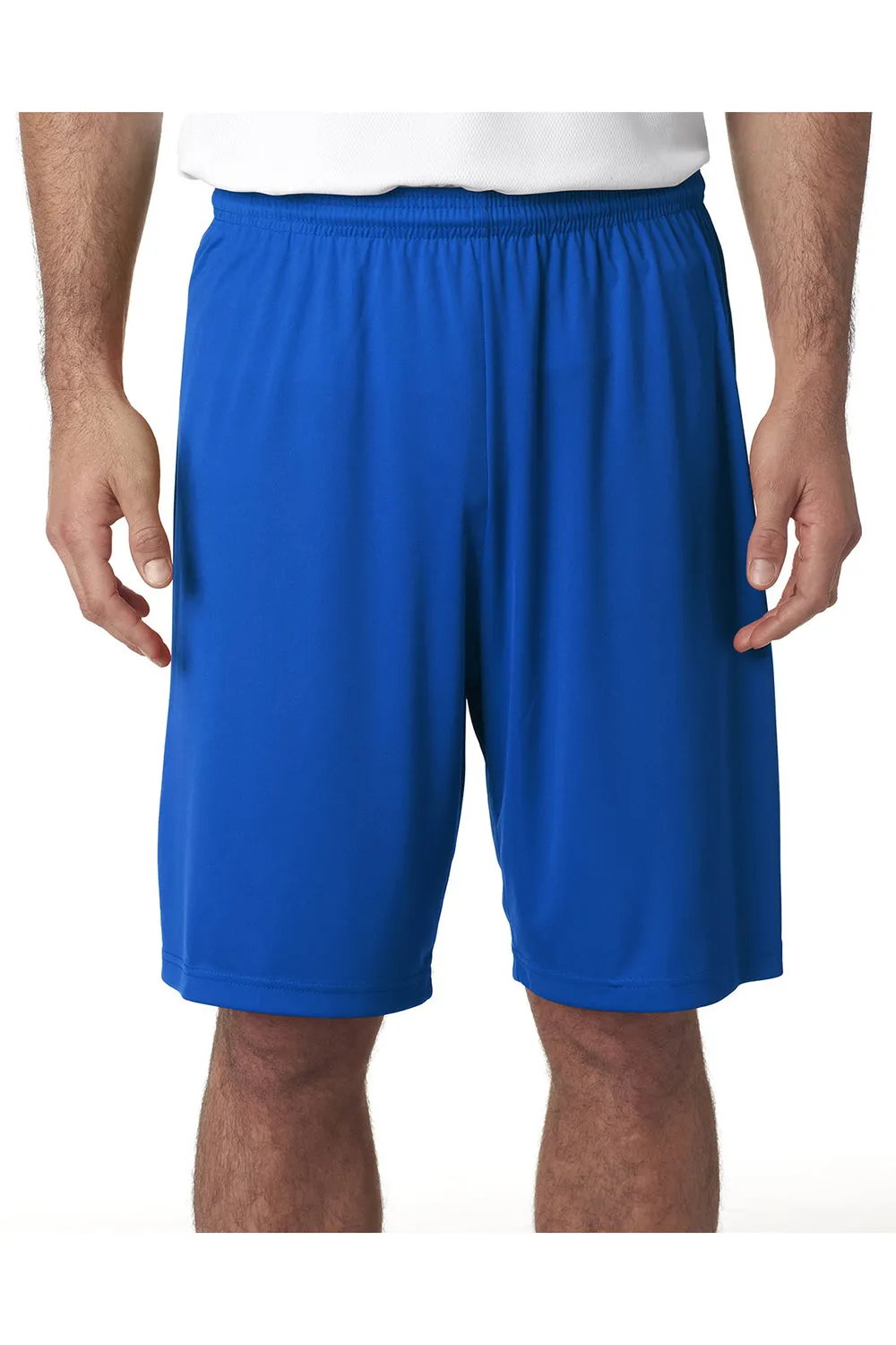 A4 Mens Moisture Wicking Performance Shorts - Royal Blue