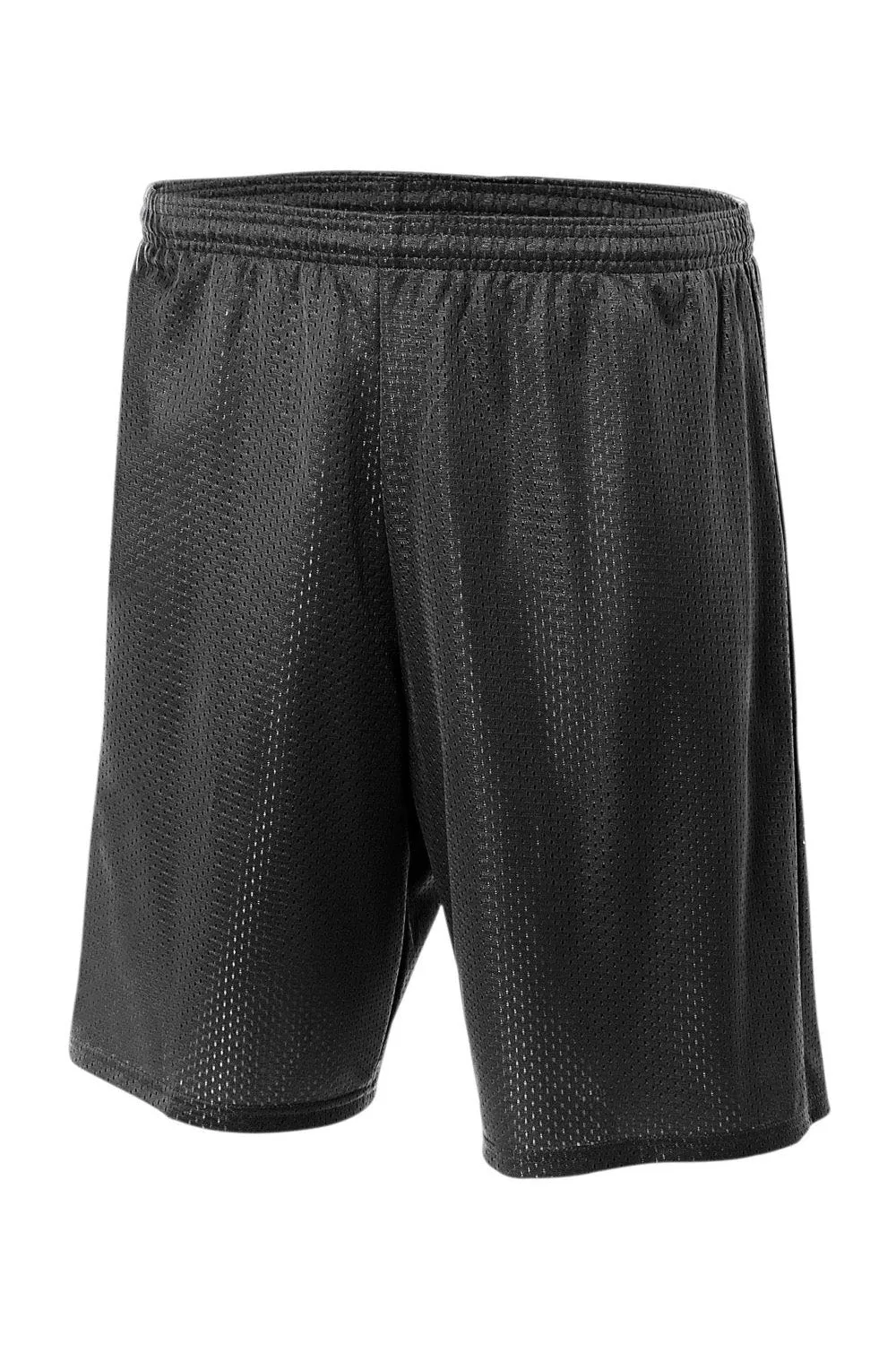 A4 Youth Moisture Wicking Mesh Shorts - Black