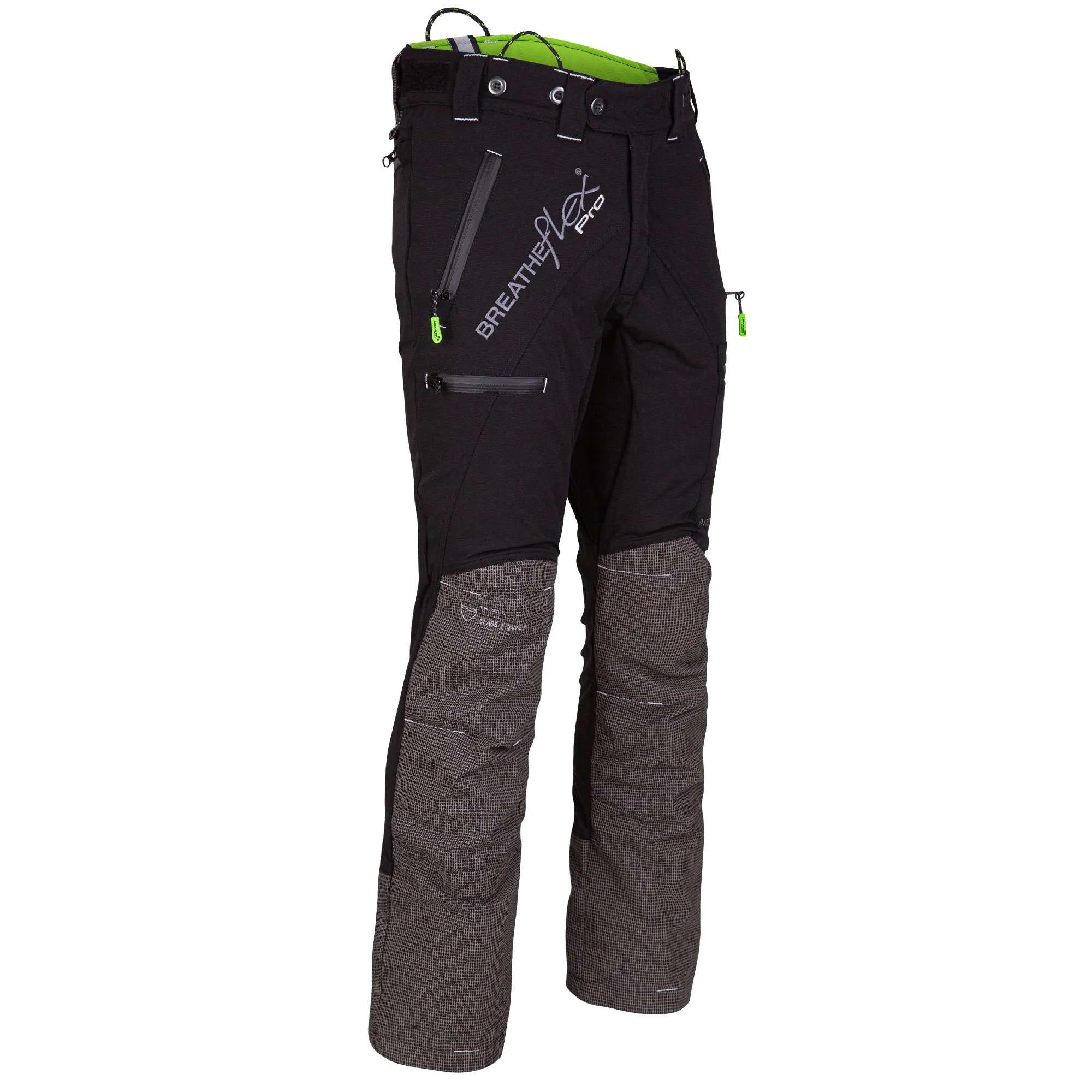 AT4060 Breatheflex Pro Chainsaw Trousers Design A Class 1 - Black