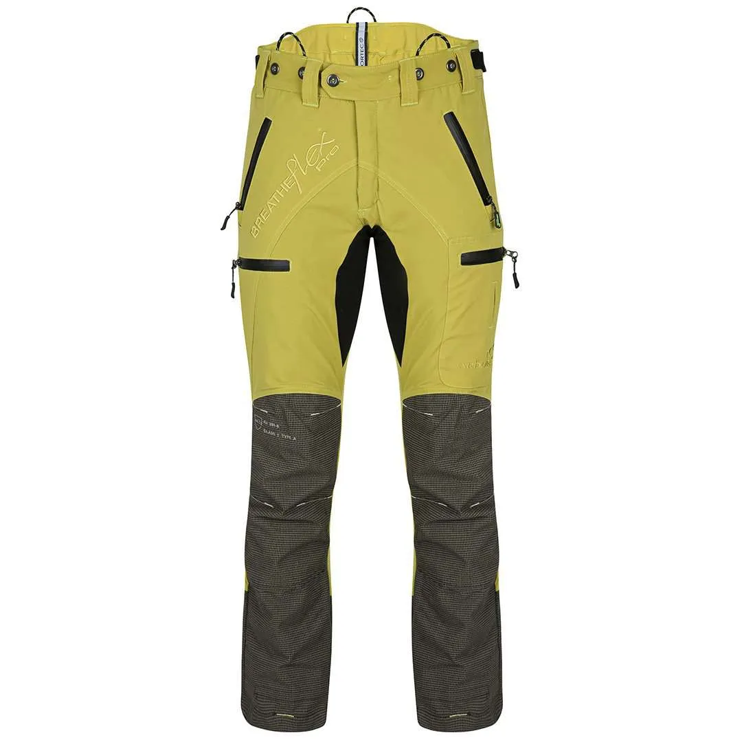 AT4060 Breatheflex Pro Chainsaw Trousers Design A Class 1 - Citrine