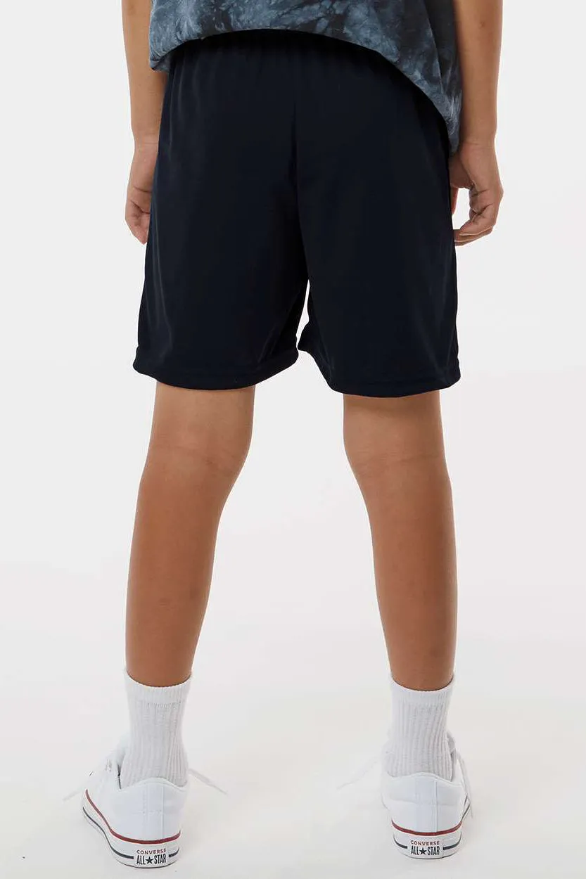 Augusta Sportswear Youth Octane Moisture Wicking Shorts - Black