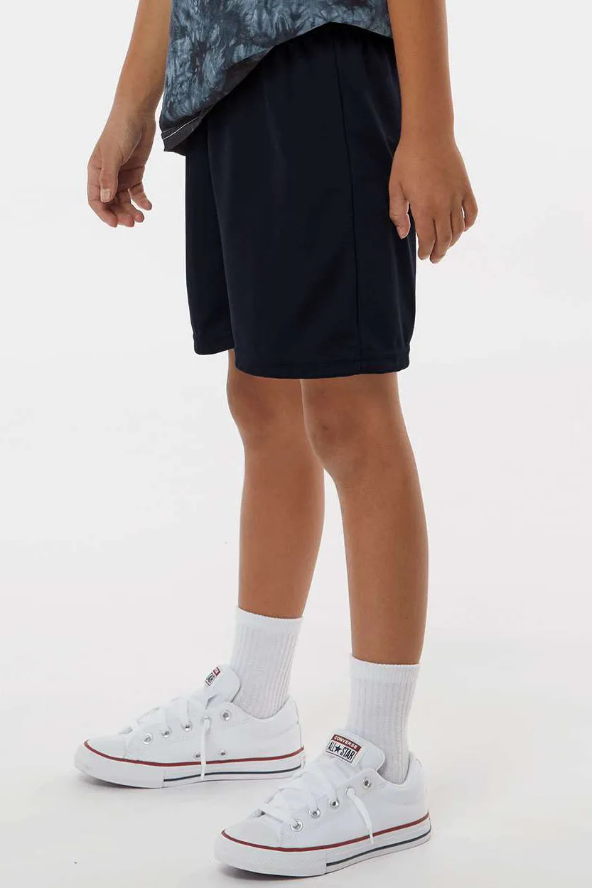 Augusta Sportswear Youth Octane Moisture Wicking Shorts - Black