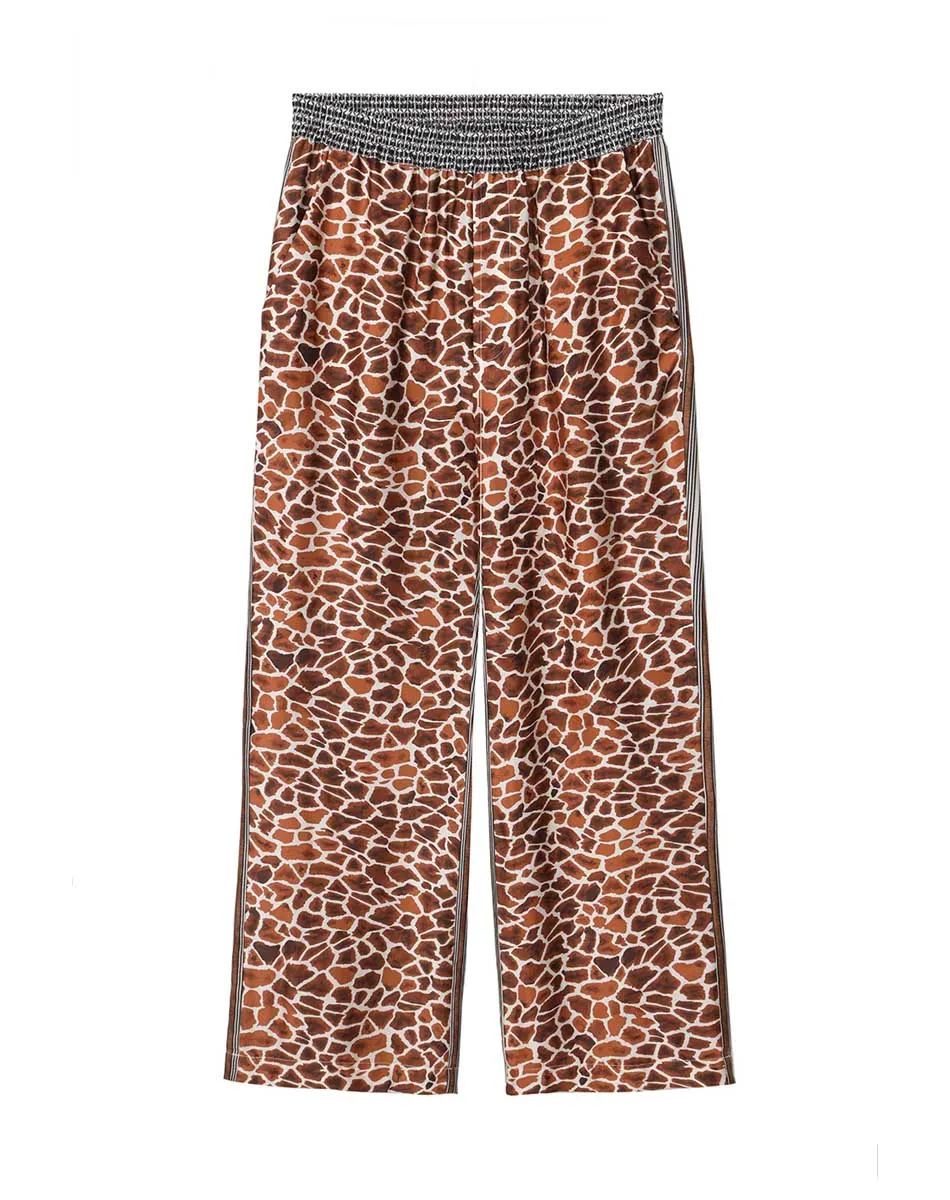 Bailey Straight Leg Chocolate Printed Pants