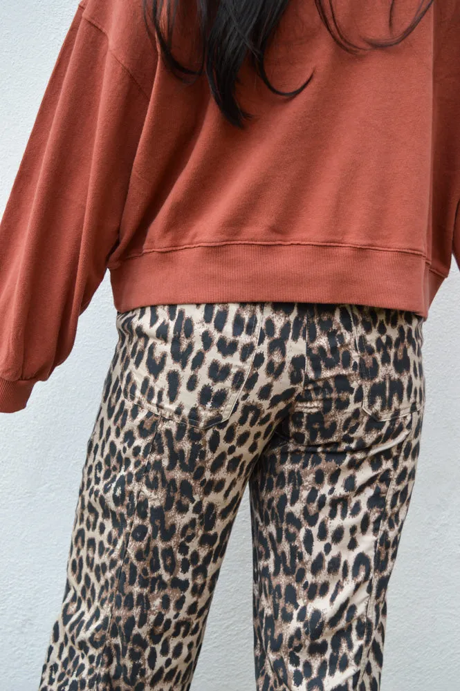 Baum Und Pferdgarten Nalana Brown Baum Leopard Trousers