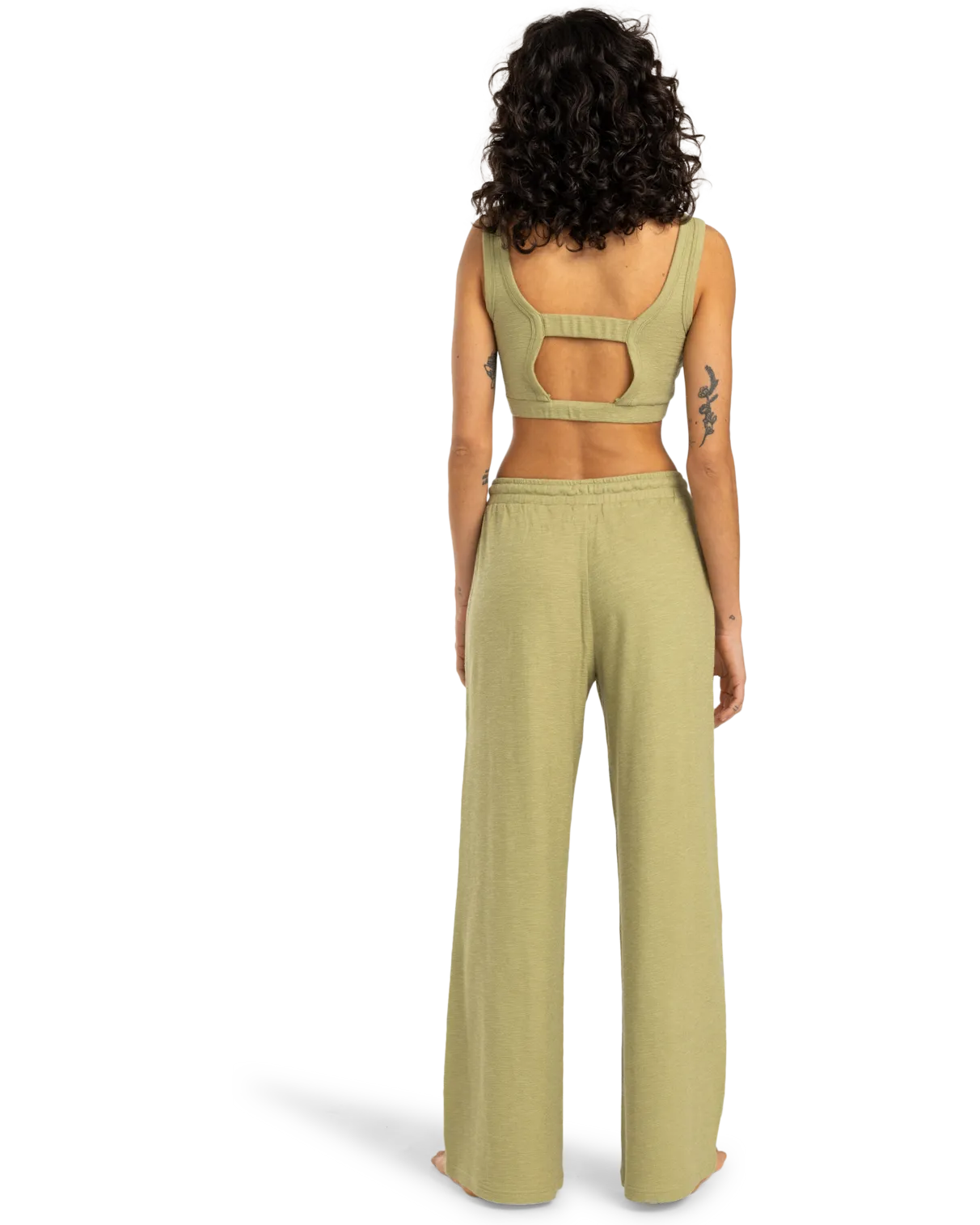 Beach Walk Trousers in Avocado