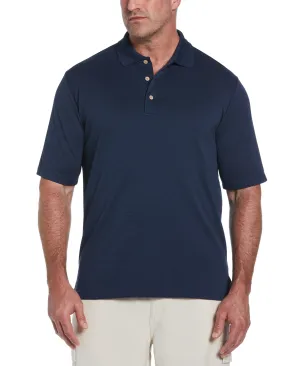 Big & Tall Solid Textured Polo