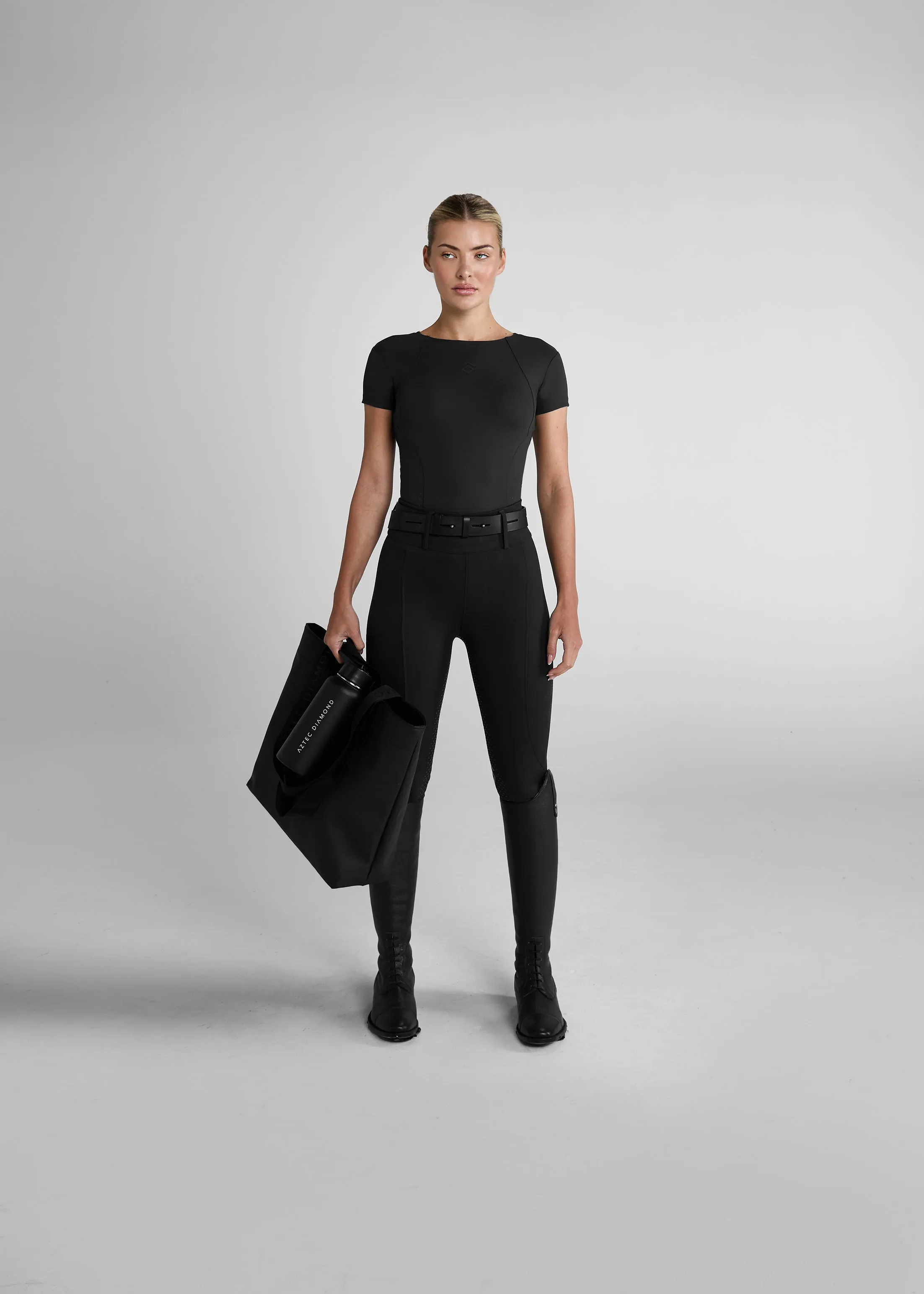 Black Full Seat Compression Breeches