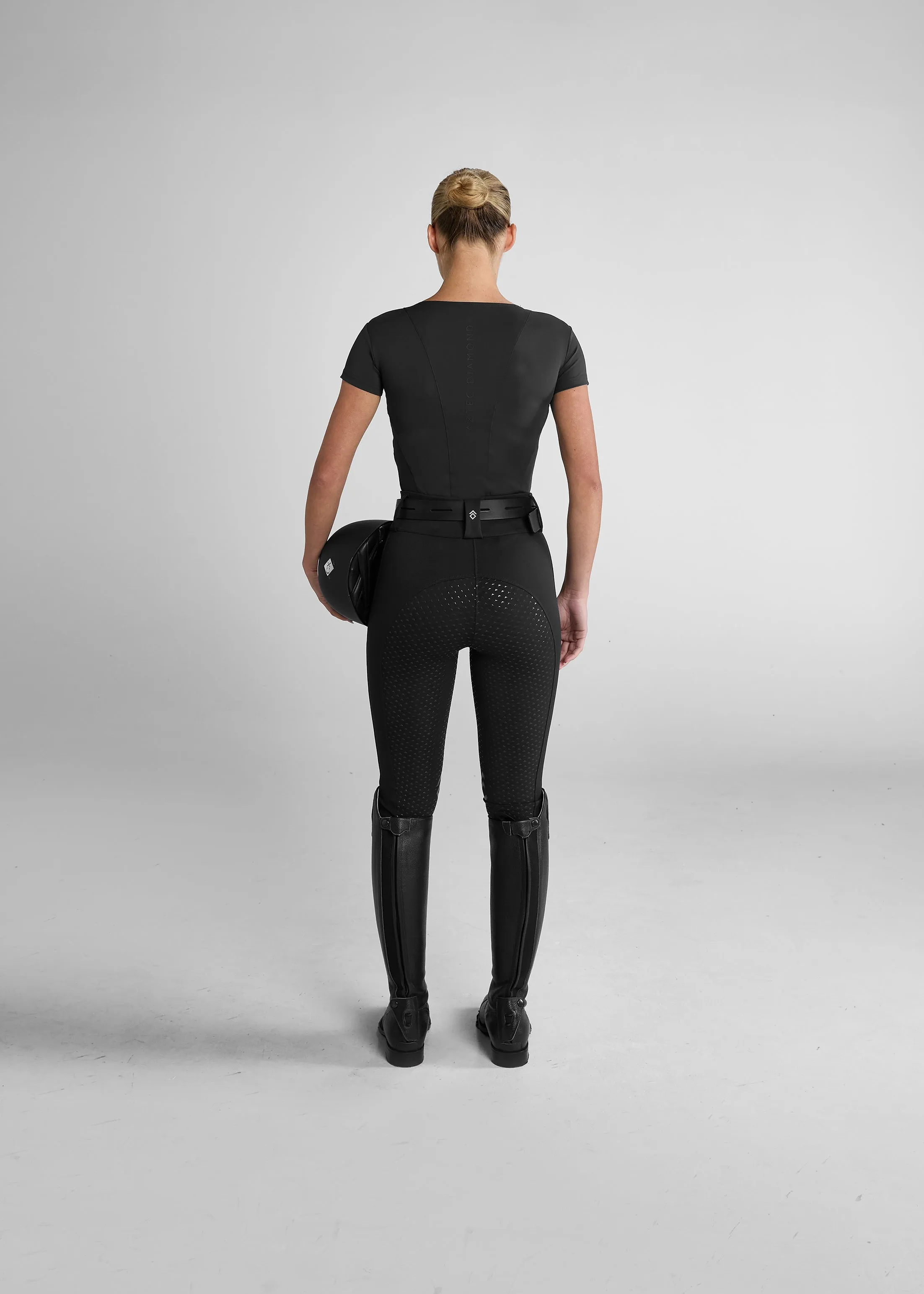 Black Full Seat Compression Breeches