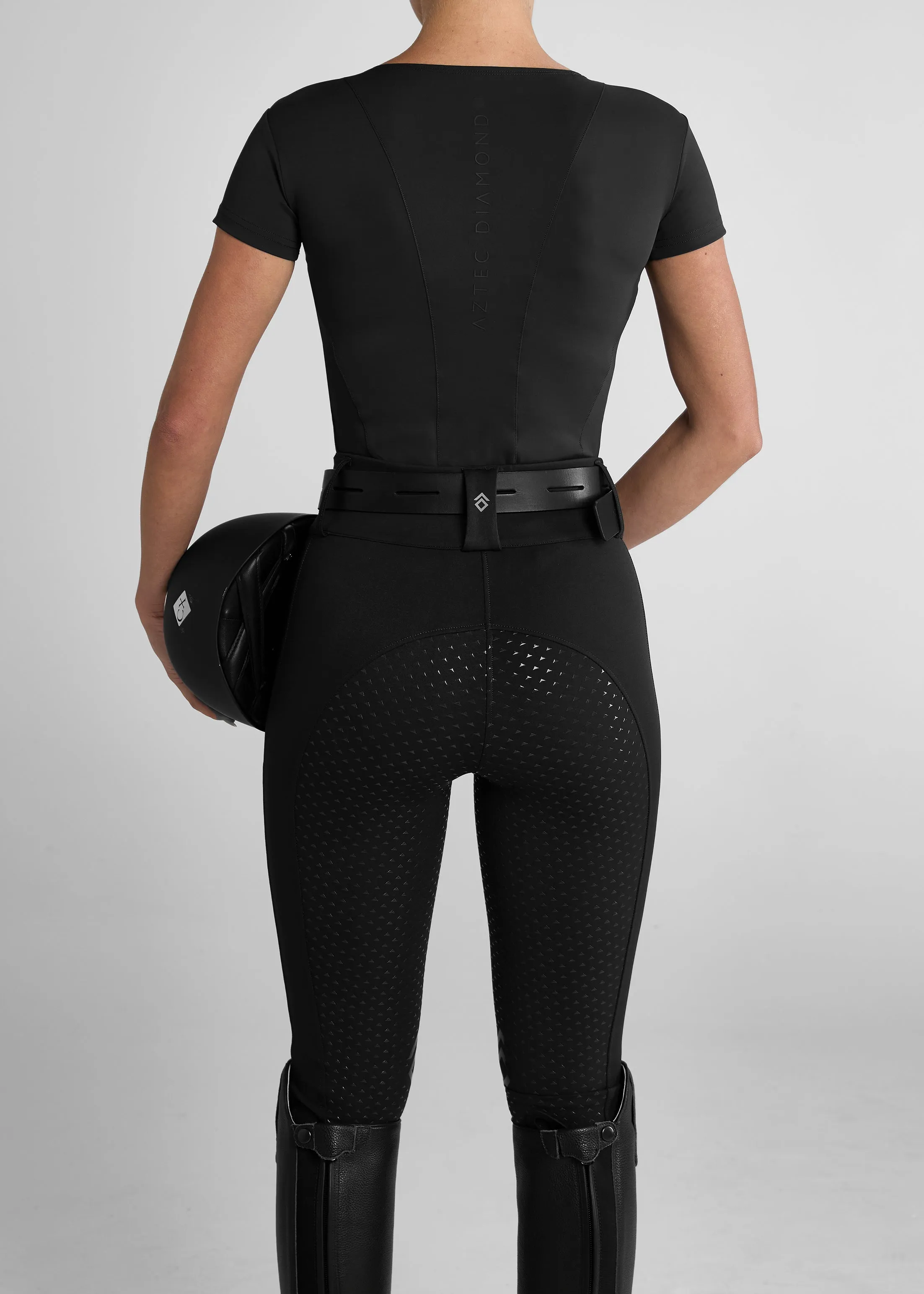 Black Full Seat Compression Breeches