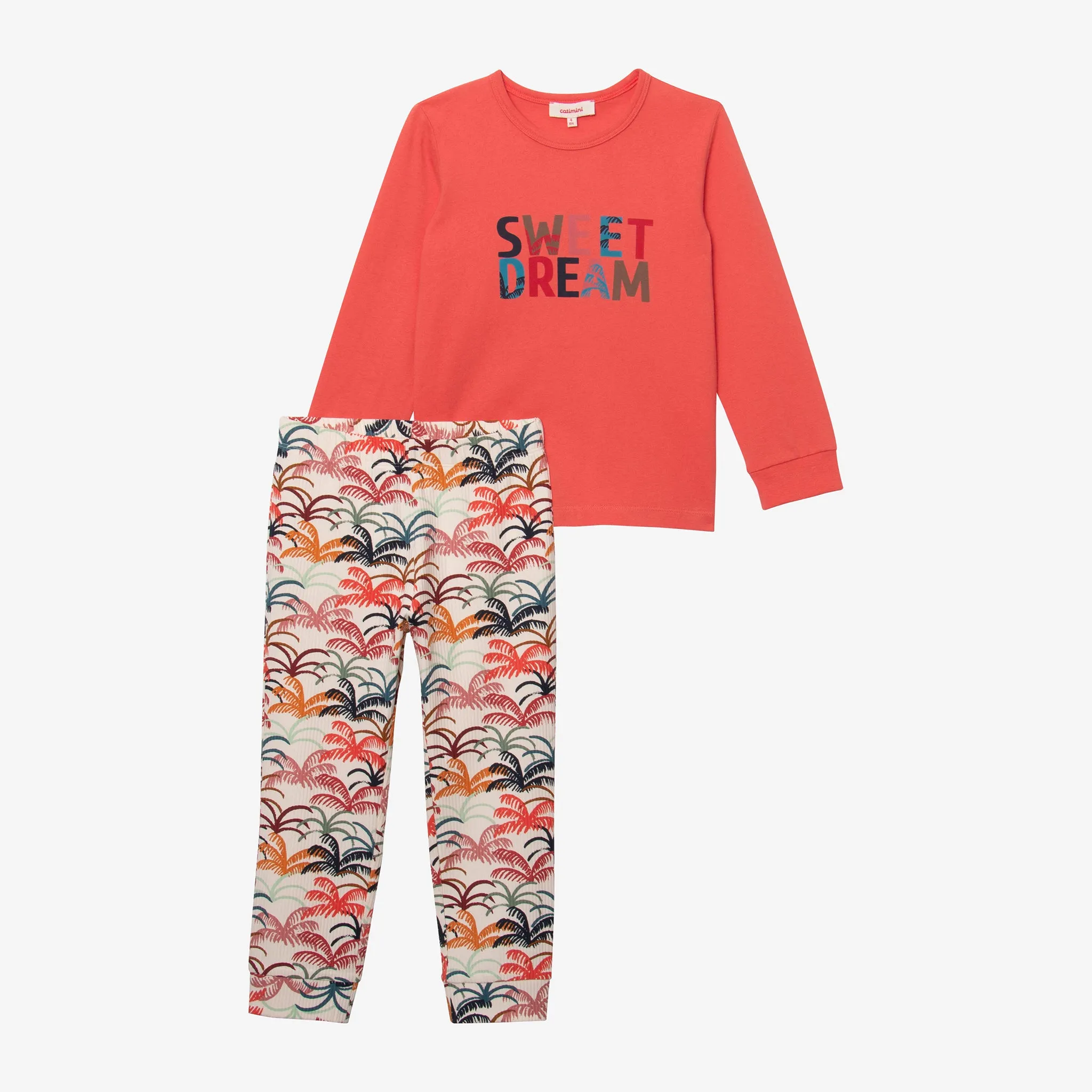 Boy's palm tree pajama set