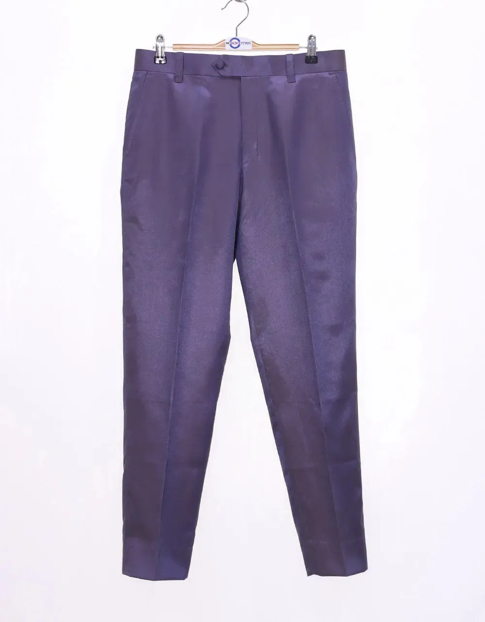 Brown and Purple Two Tone Trouser