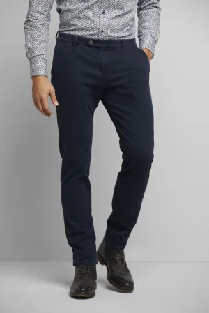 Bugatti - Cashmere Feel Stretch Chino, Navy