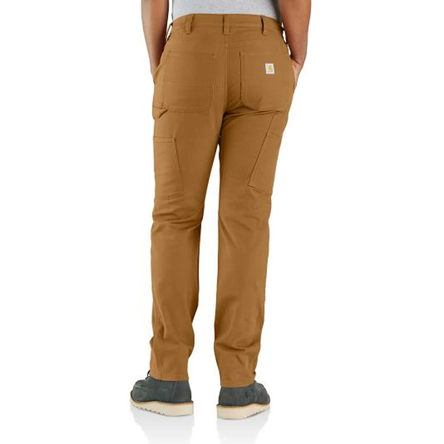 Carhartt Women's Rugged Flex® Double-Front Canvas Pant_Carhartt Brown