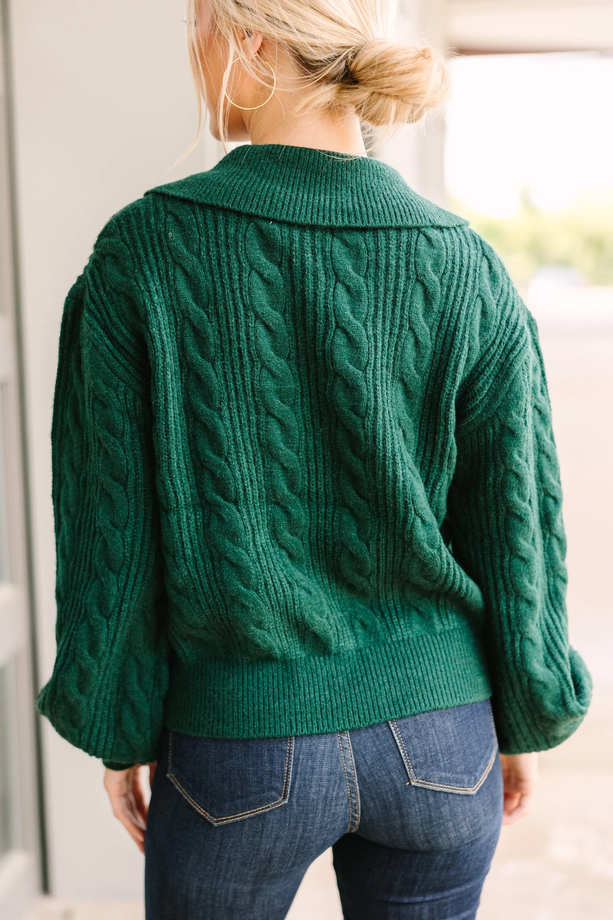 Carry On Emerald Green Sweater