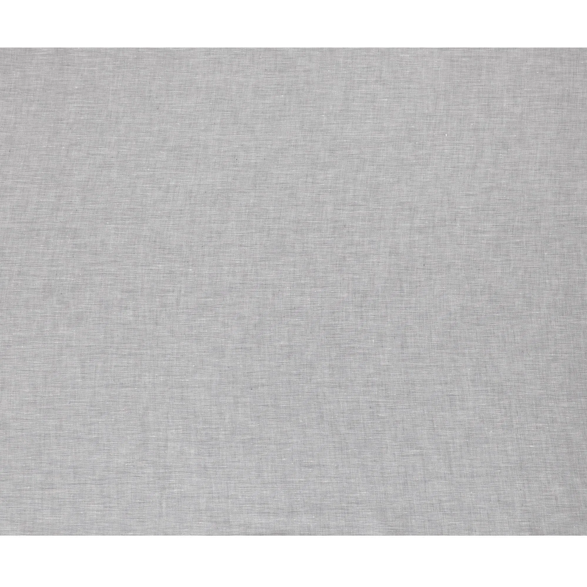 Cloud grey Plain Premium pure linen fabric 60Lea-D15877