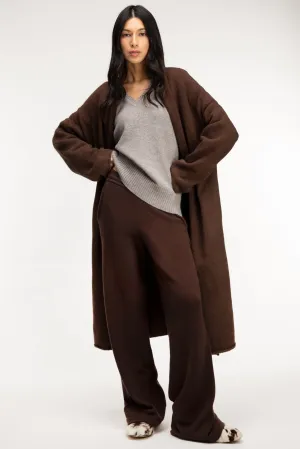 COZY LONG OPEN FRONT CARDIGAN