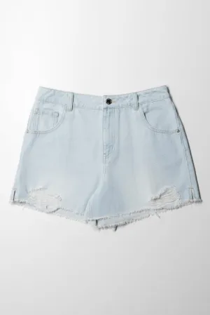 Denim Shorts Light Blue