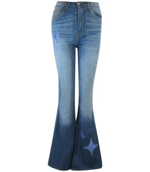 Designing Hollywood  X Madison Maison™ Denim Blue Jean with Glitter Star