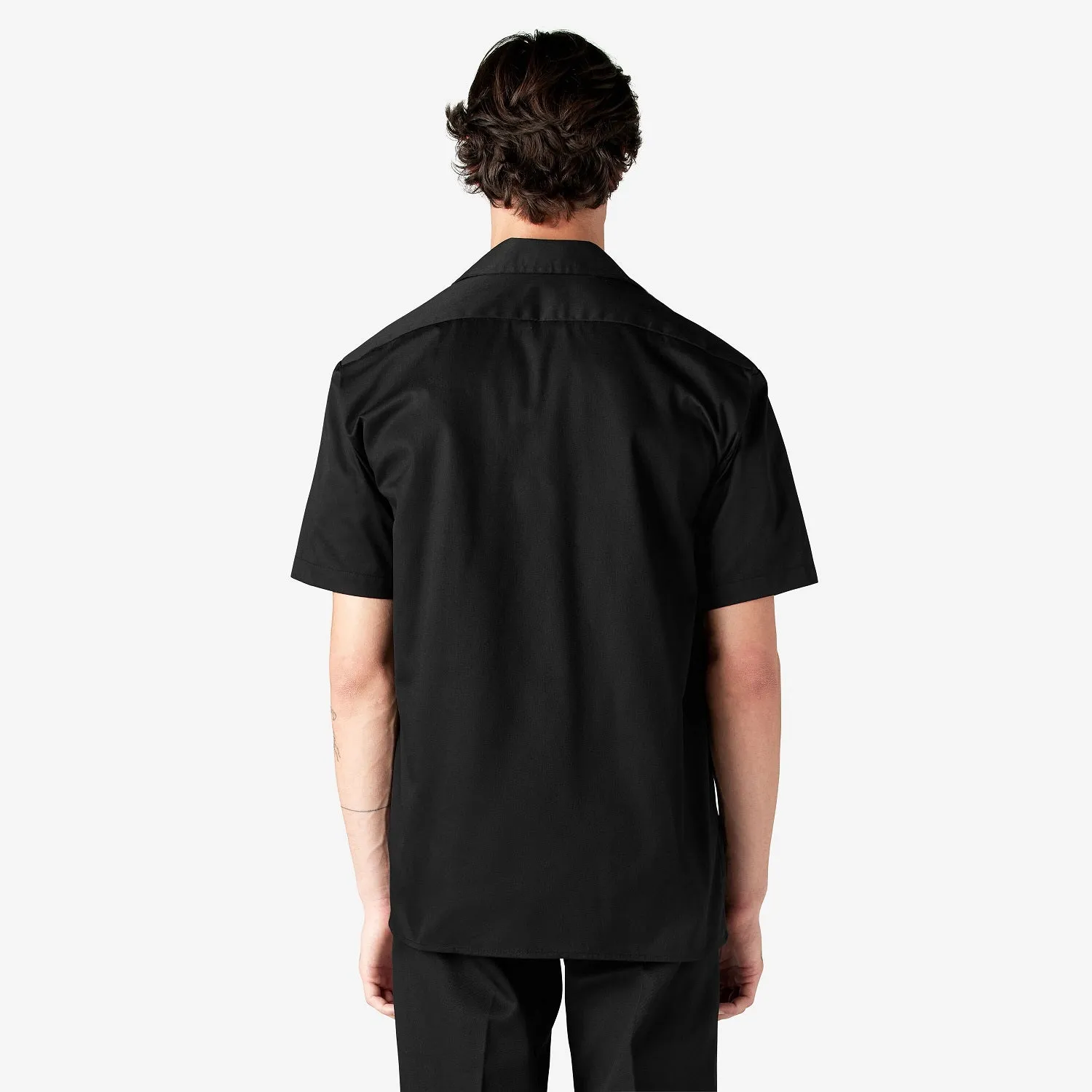 Dickies Men's Short Sleeve Work Shirt_Black