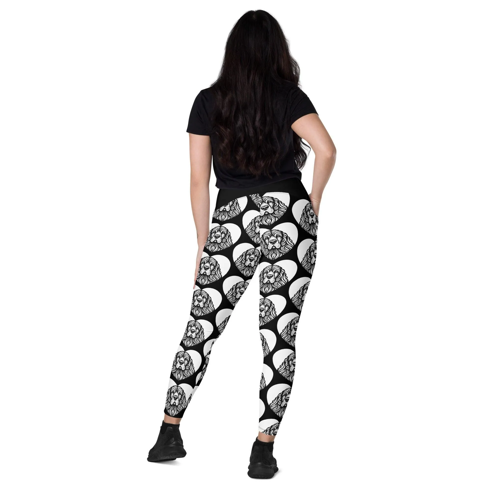 DOG BREED LEGGINGS with pockets - AMERICAN COCKER SPANIEL - HERTTAHOUND