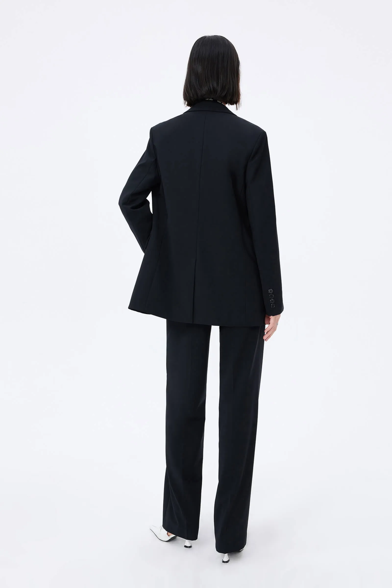 Draped Suit Pants