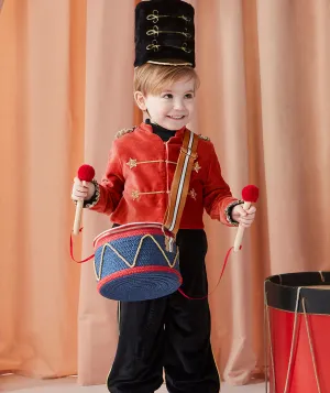 Drummer Boy Soldier Costume - Red