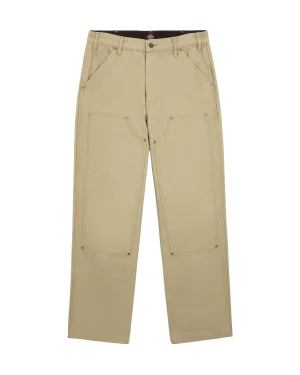 Duck Canvas Utility Trousers in Stone Washed Desert Sand