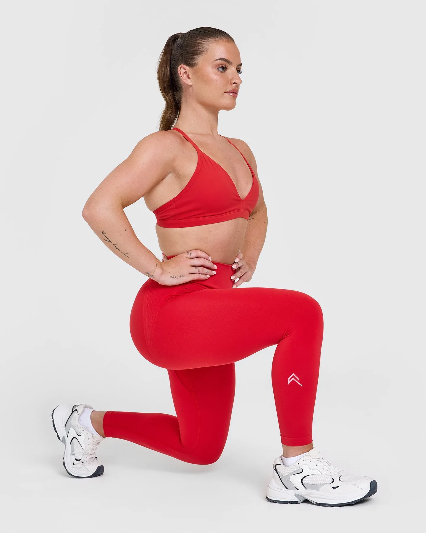 Effortless Seamless Leggings | Muscle Mommy Red