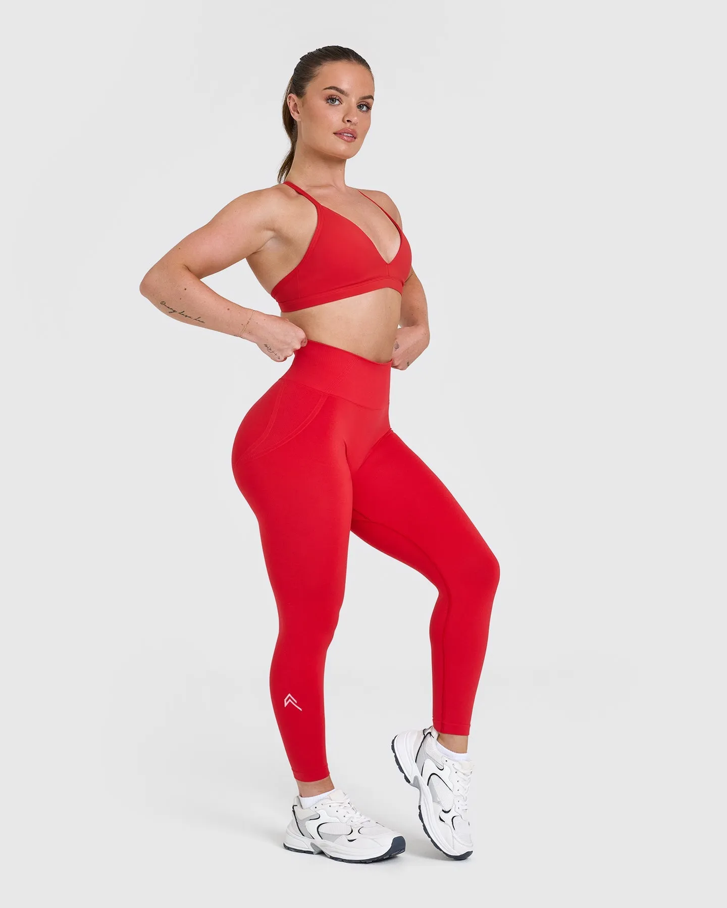 Effortless Seamless Leggings | Muscle Mommy Red