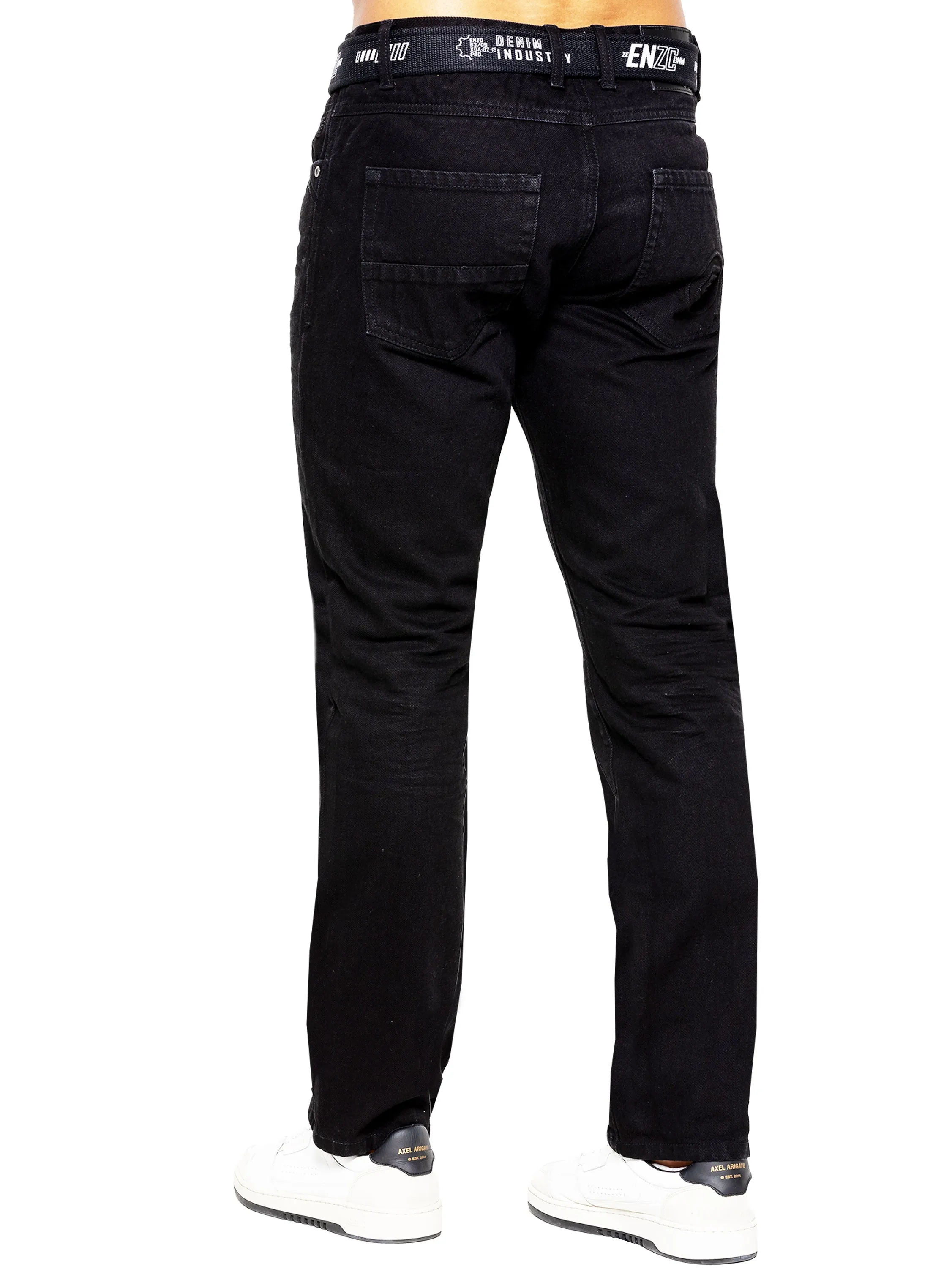 Enzo | Mens Denim Straight Fit Jeans