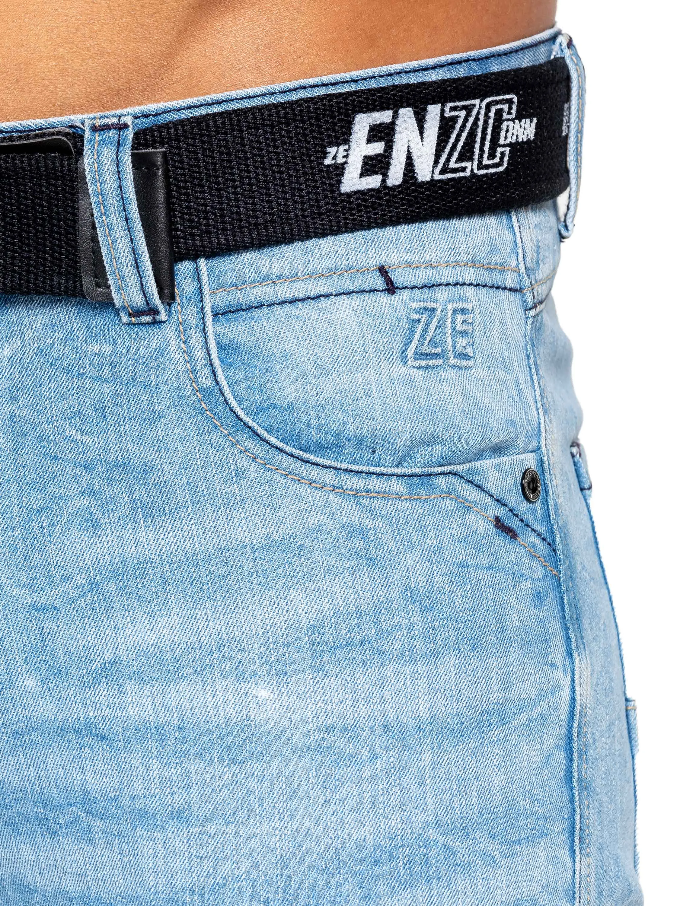 Enzo | Mens Denim Straight Fit Jeans