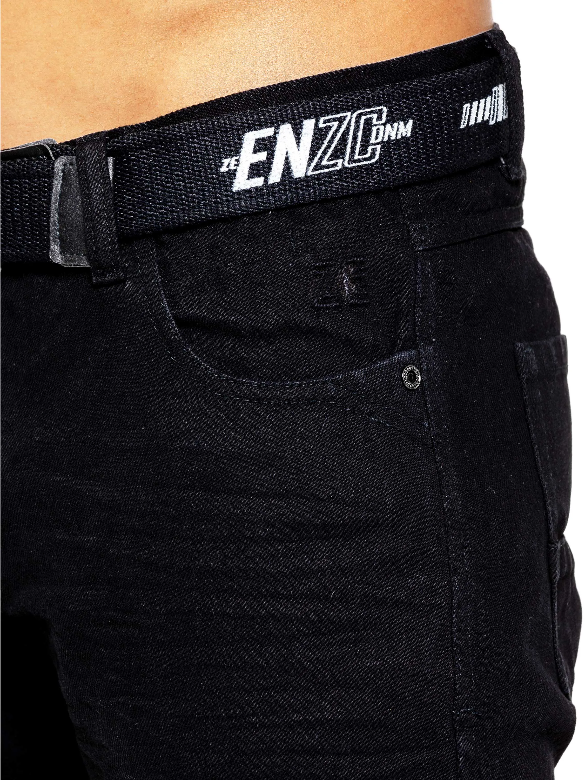 Enzo | Mens Denim Straight Fit Jeans