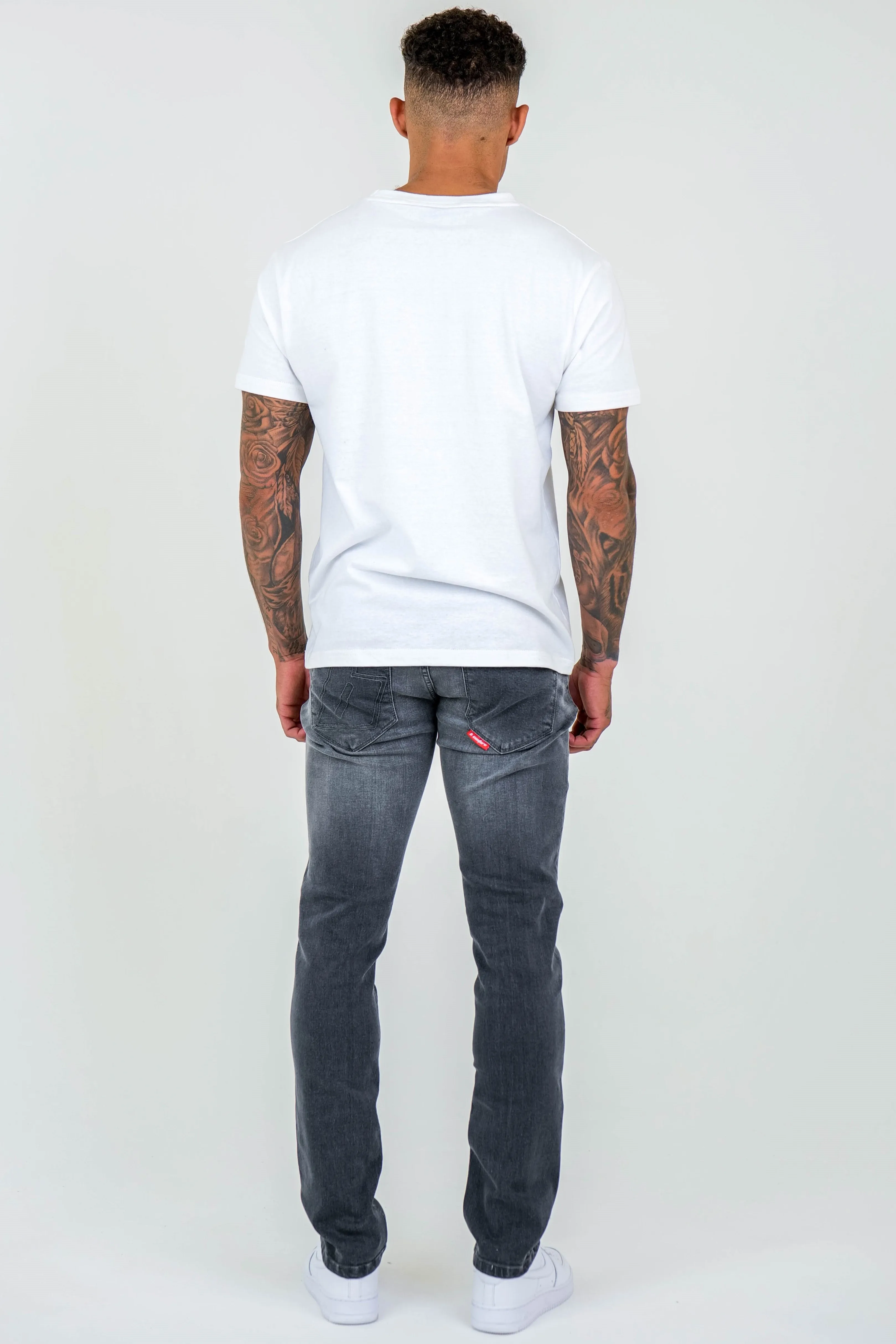 Farnfield Tapered Jeans - Grey