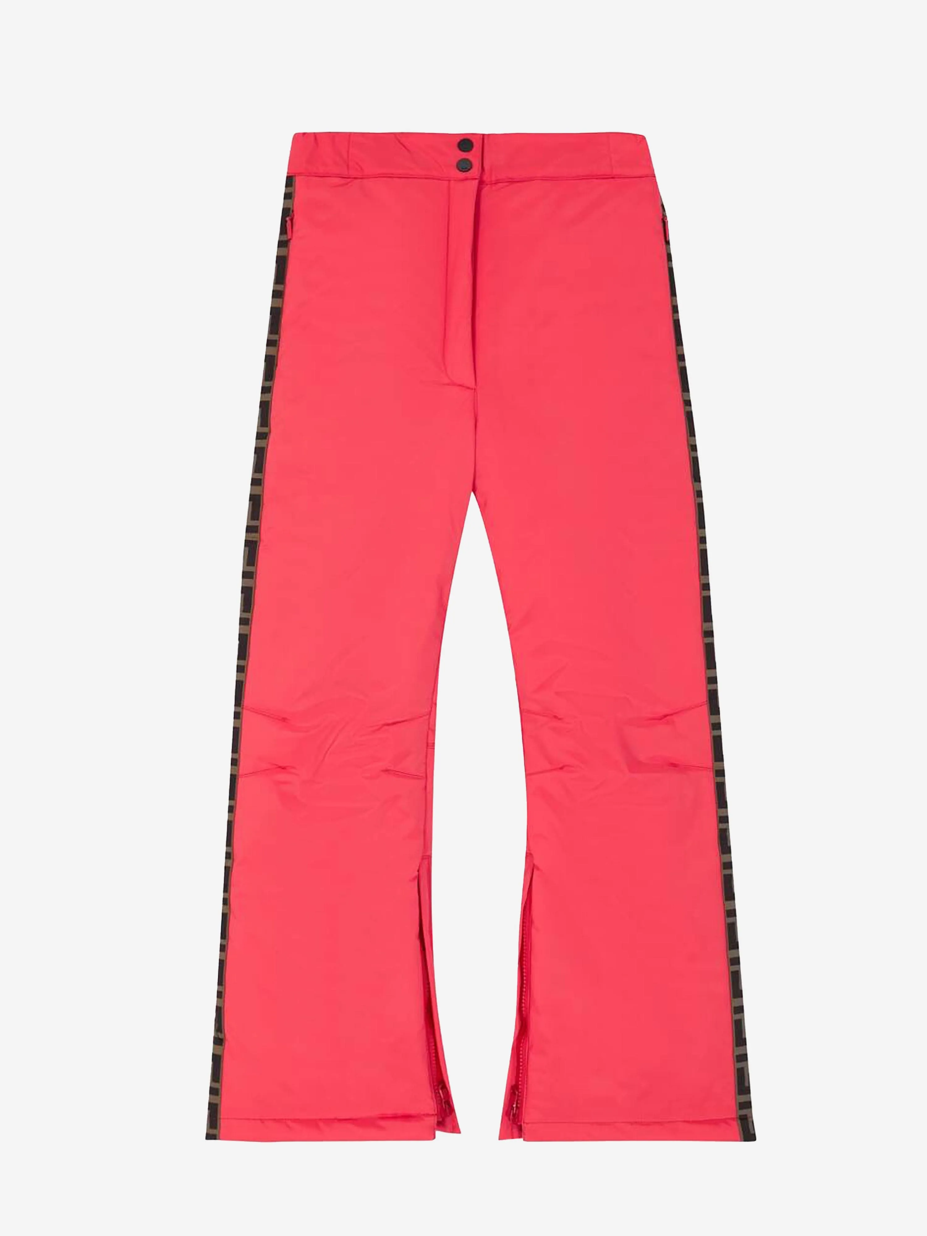 Fendi Girls FF Logo Trim Ski Trousers