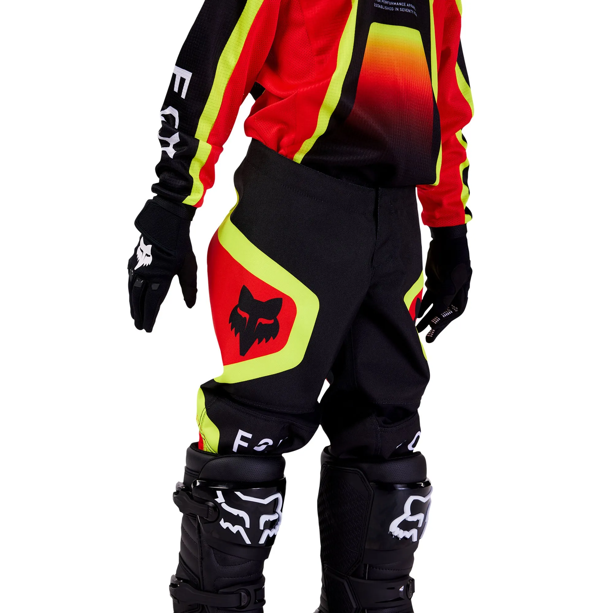 Fox Racing  Kids 180 Ballast Offroad Jersey Moisture Wicking Comfort Black Red