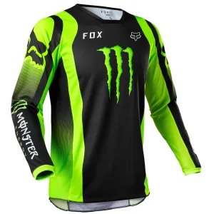 Fox Racing  Mens 180 Monster Jersey Long Sleeve Moisture Wicking MotoX Gear Black