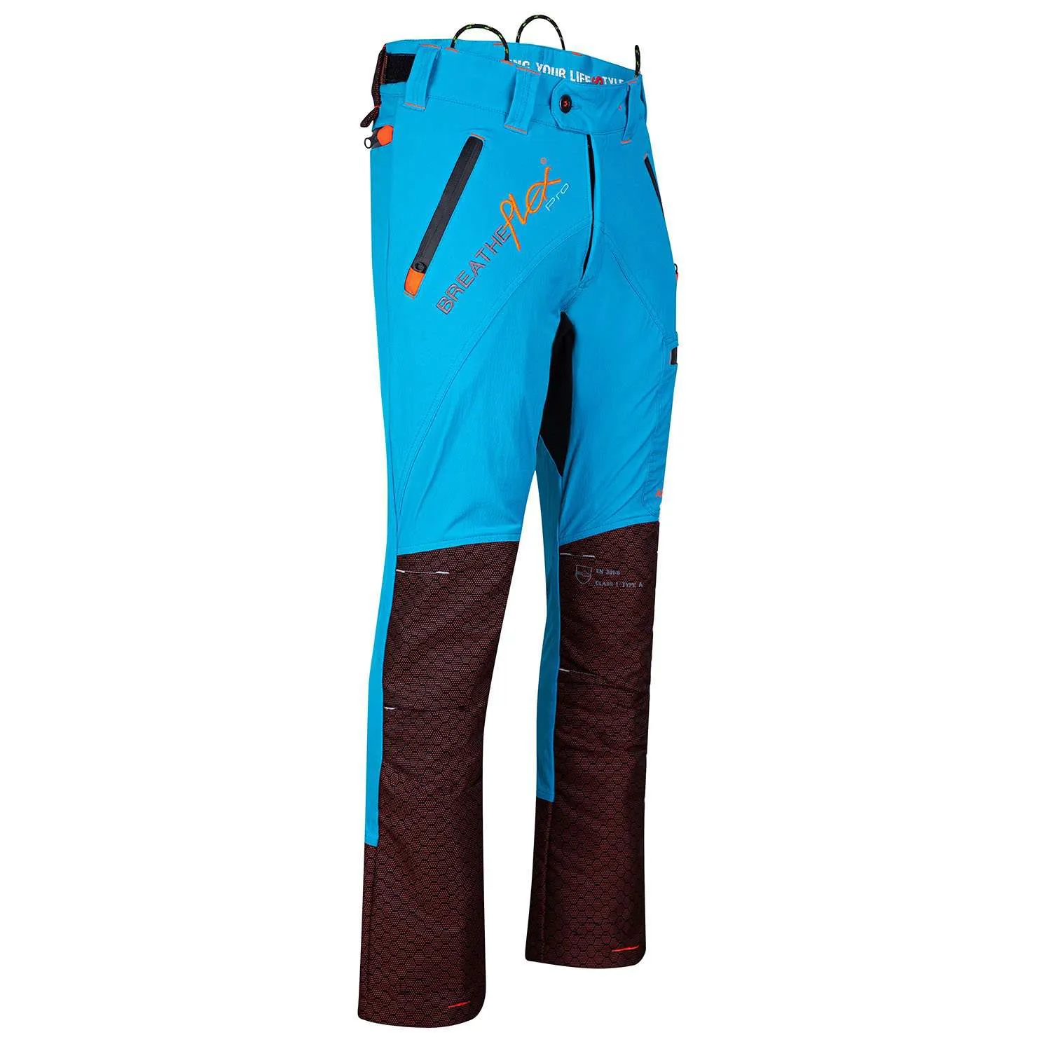 Freestyle Chainsaw Trousers Design C Class 1 - Aqua - AT4071