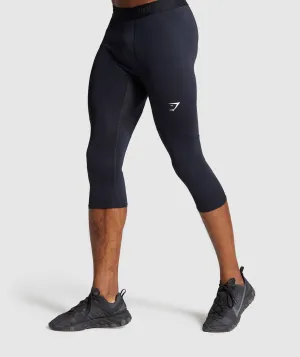 Gymshark Element Baselayer 3/4 Leggings - Black