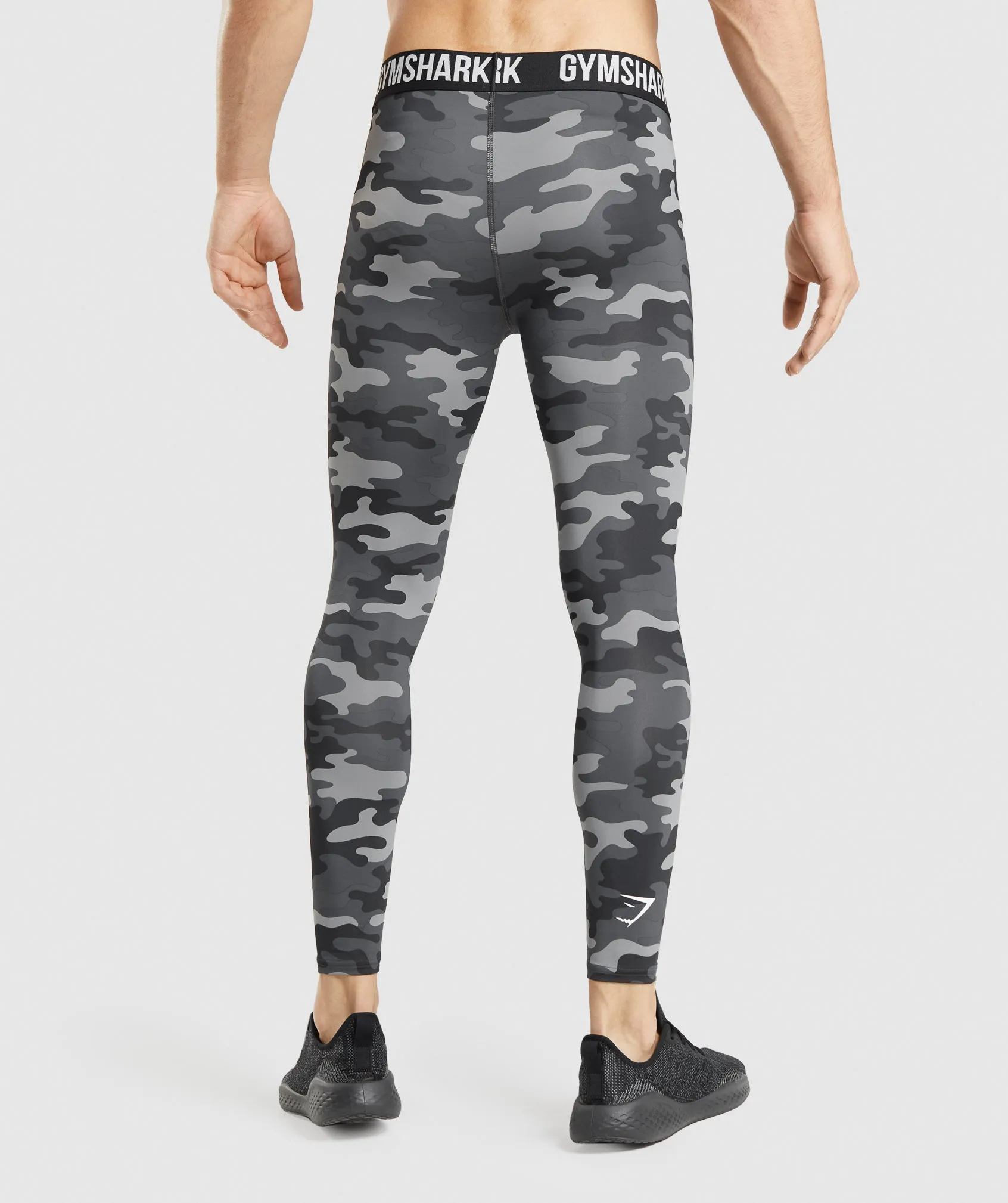 Gymshark Element Baselayer Leggings - Grey Print