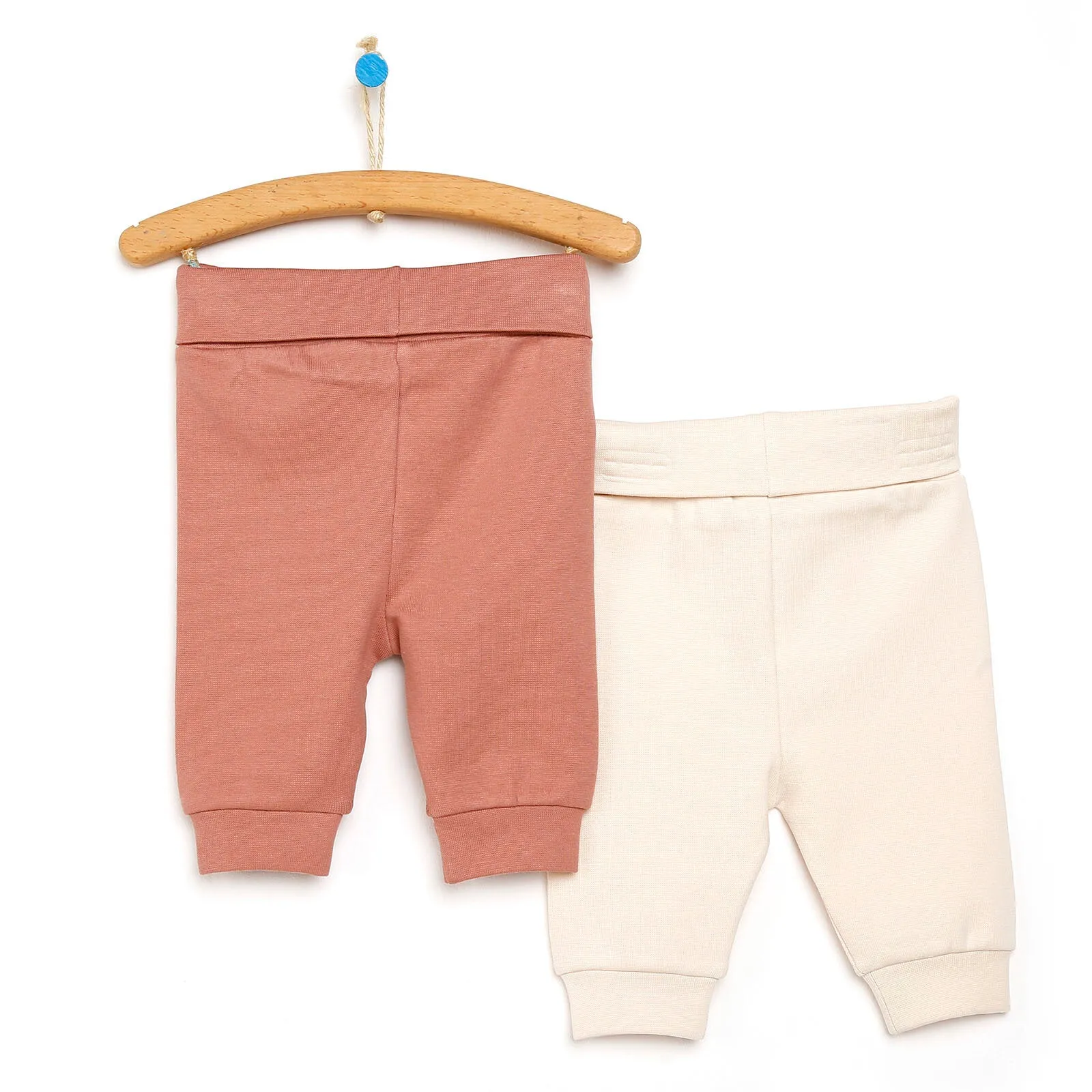 HelloBaby Newborn Relaxed Fit High Fold - Light Rose