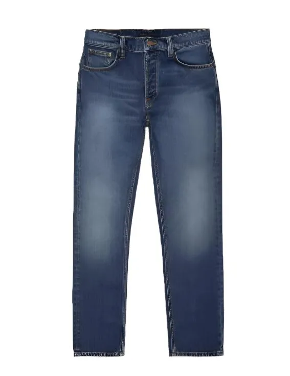 ID25057-Nudie Solid Ollie Wild Blue Jean