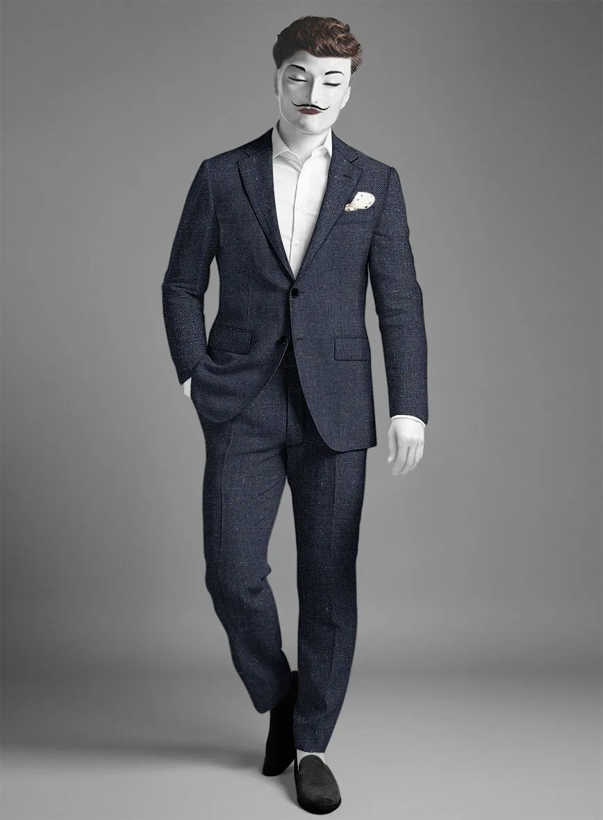 Italian Cotton Linen Hopsack Anibal Suit