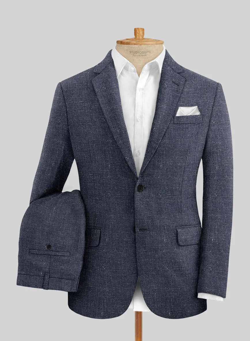 Italian Cotton Linen Hopsack Anibal Suit