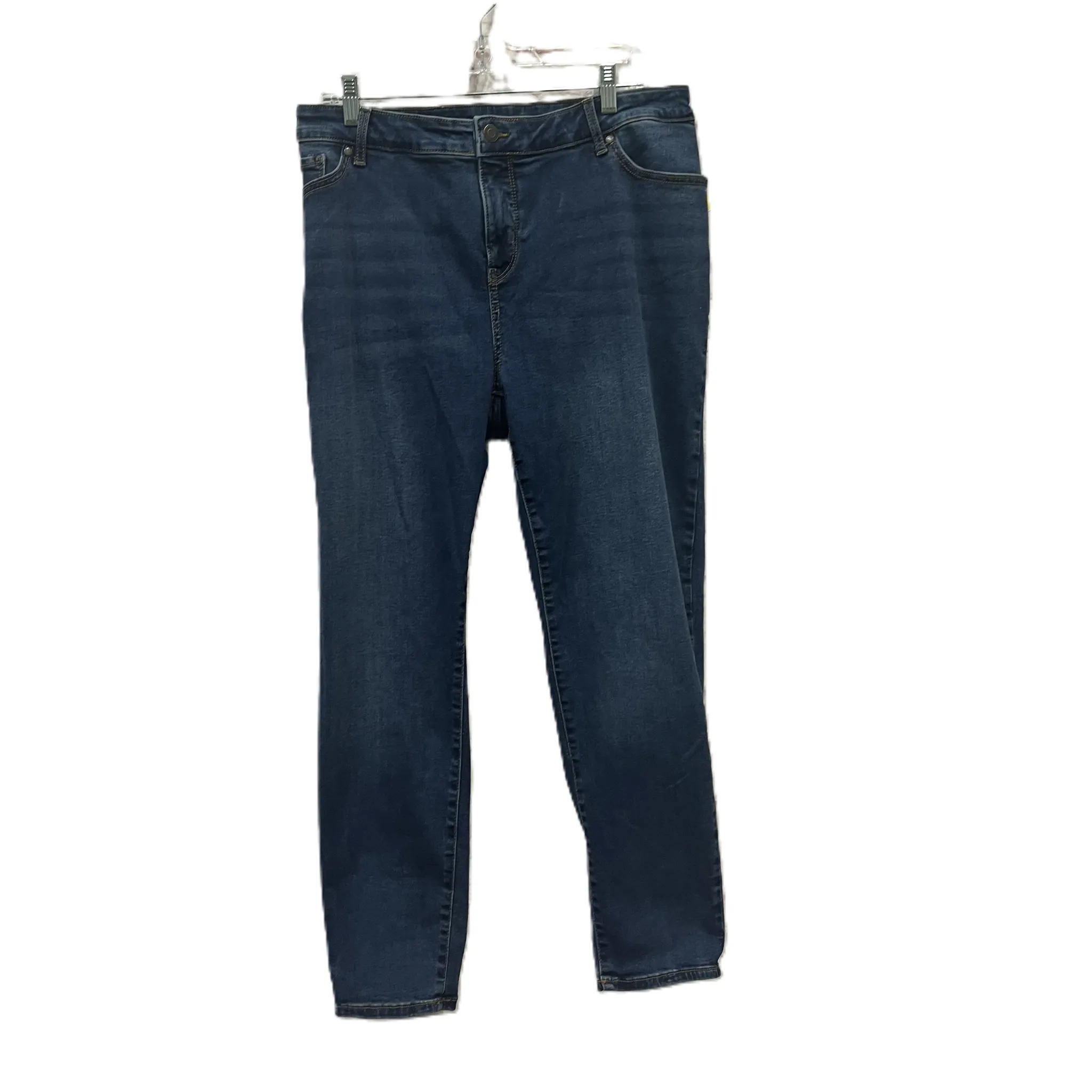 Jeans Skinny By Falls Creek In Blue Denim, Size: 20