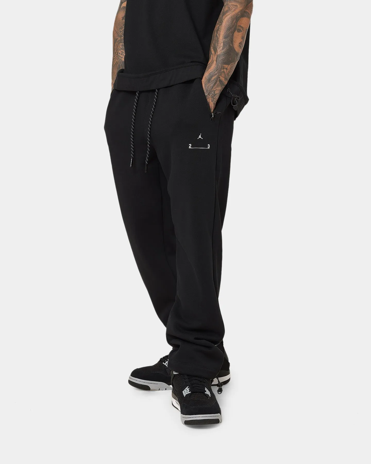 Jordan 23 Engineered Fleece Pants Black/White