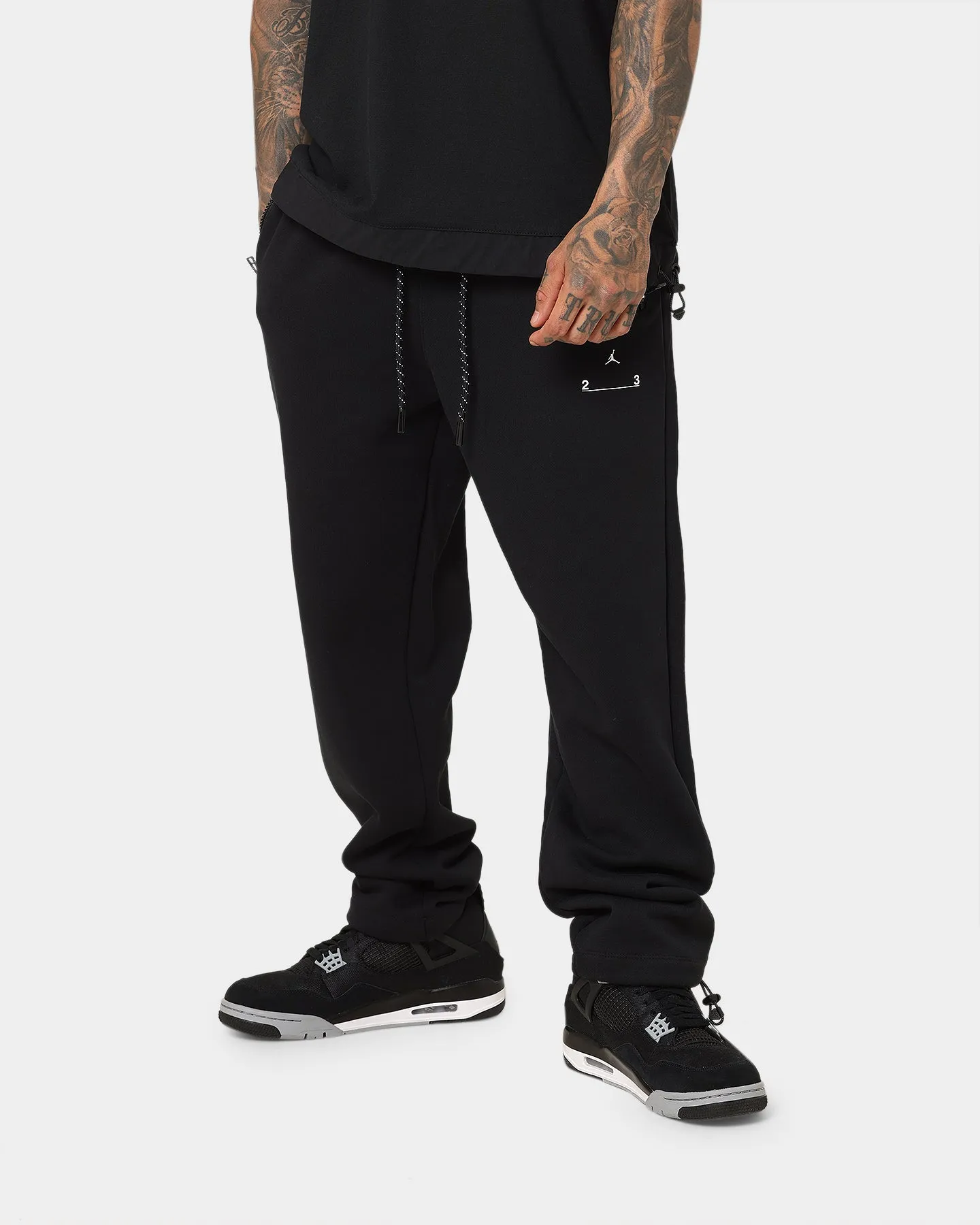 Jordan 23 Engineered Fleece Pants Black/White