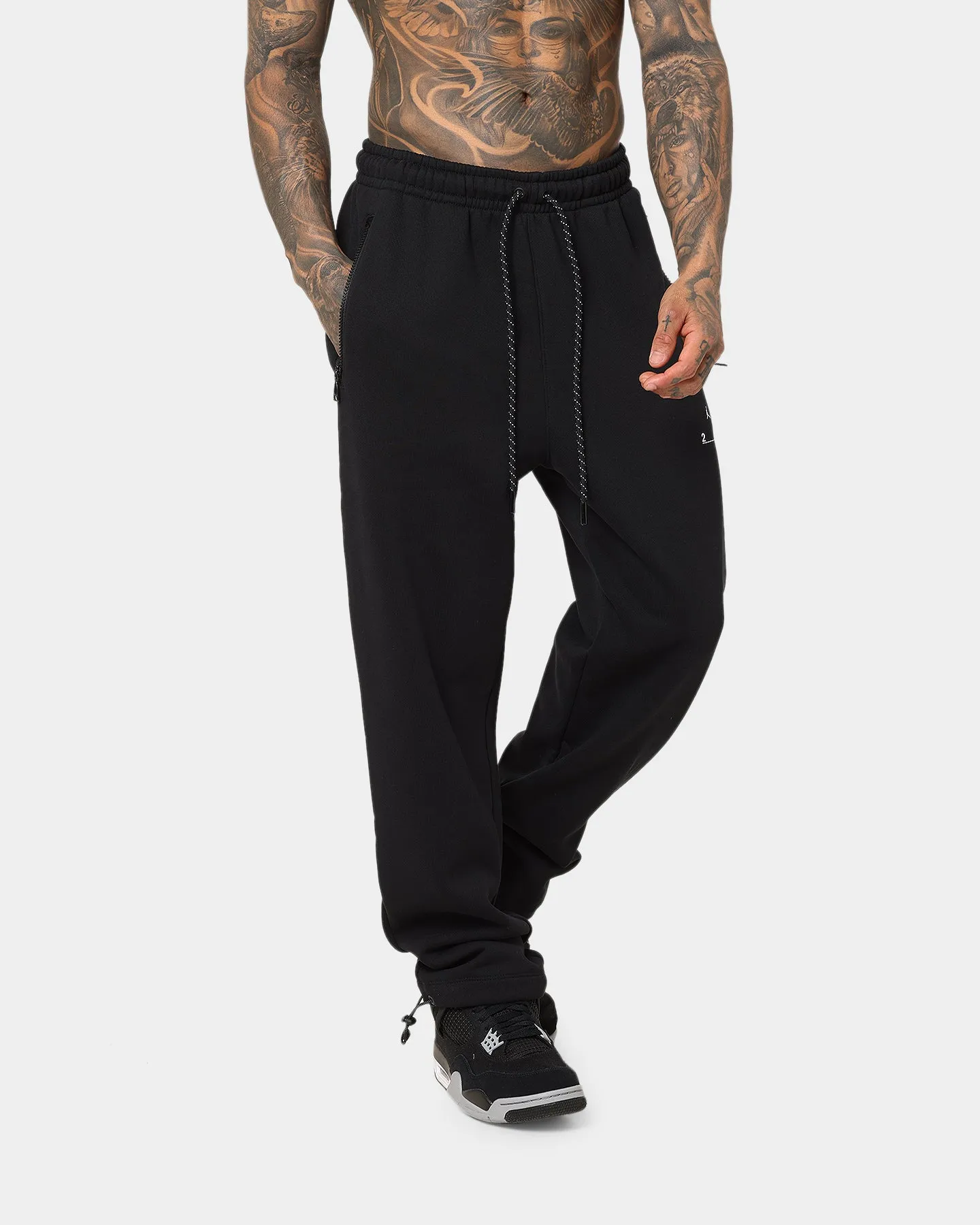 Jordan 23 Engineered Fleece Pants Black/White