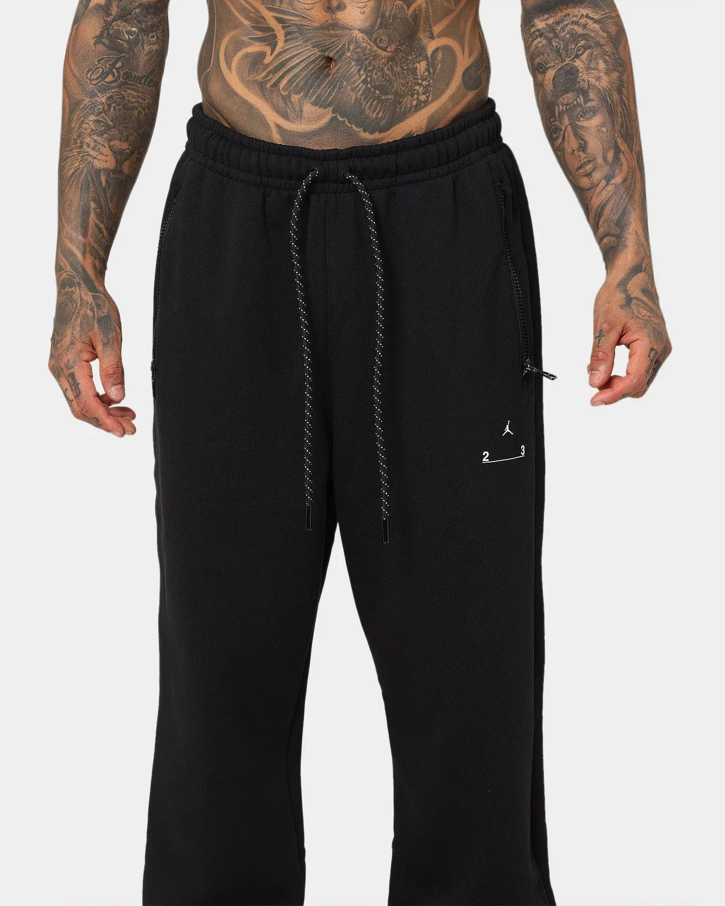 Jordan 23 Engineered Fleece Pants Black/White