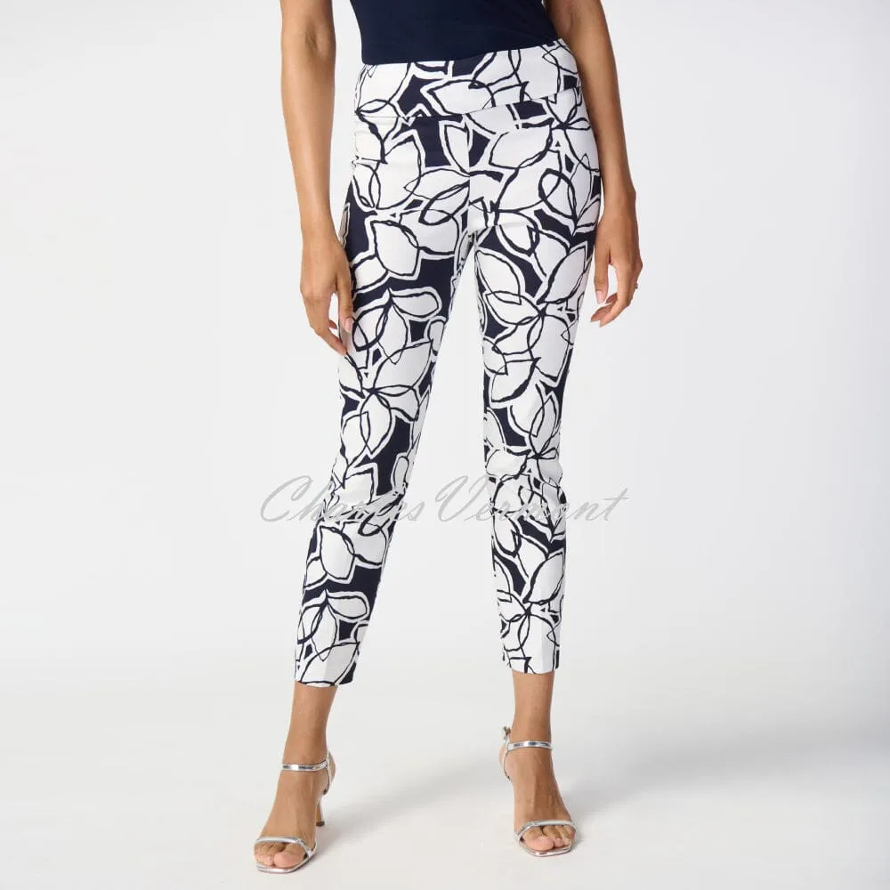 Joseph Ribkoff Leaf Print Trouser - Style 241270