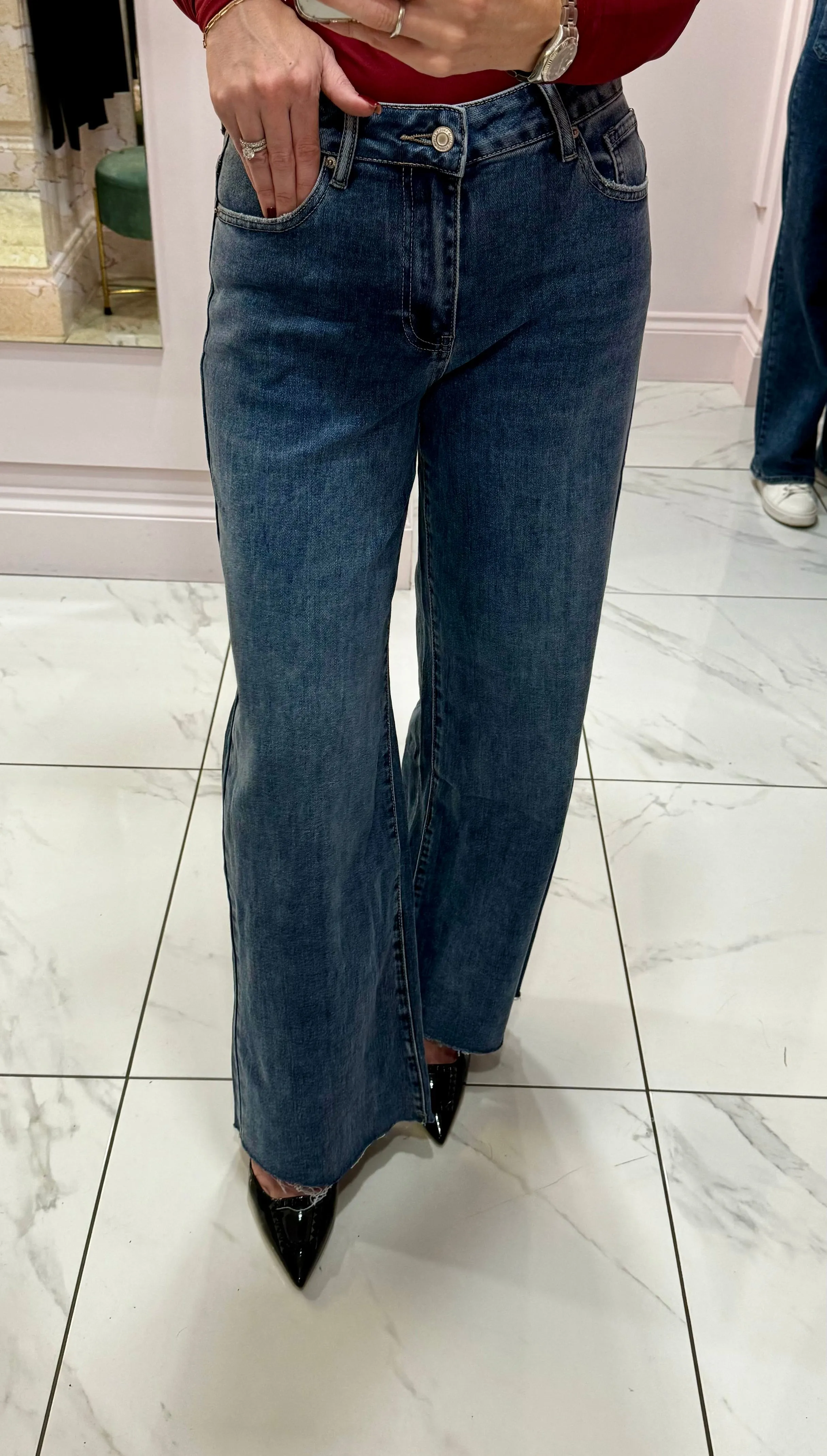 Kelly Dad Fit Stretch Jeans